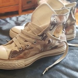 Converse camo sneakers